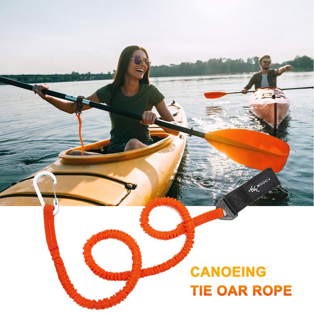 Fishing Kayak Paddle Leash - Нейлоновый эластичный страховочный ремень для весла