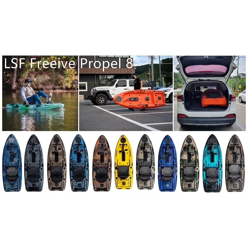 Fishing Kayak Pedal Drive - Новинка: Моторизованный педальный каяк из HDPE