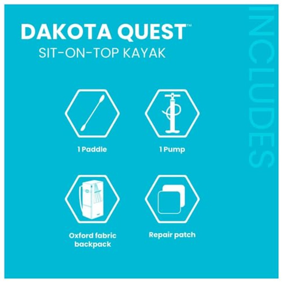 Надувной каяк Sit-On-Top Dakot – обзор и цена Fishing Kayak Sit In